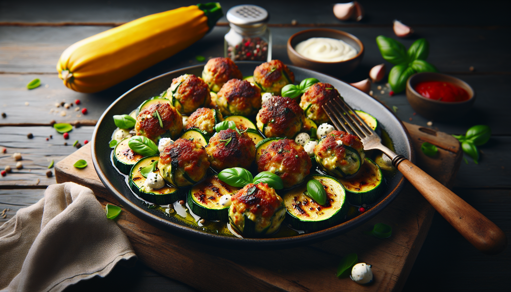 polpette zucchine e ricotta